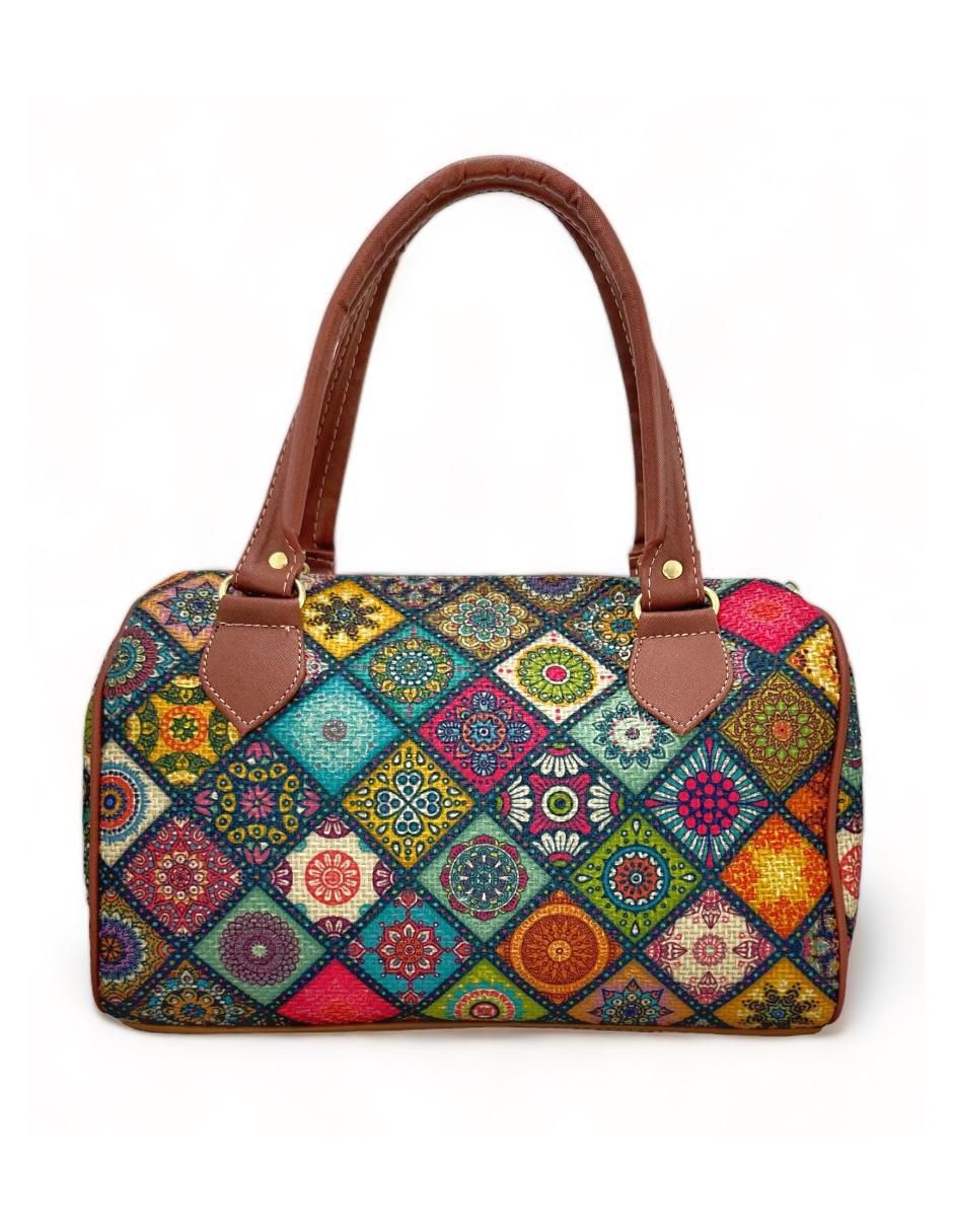 Bolsa tote Baúl Bambú para mujer 3