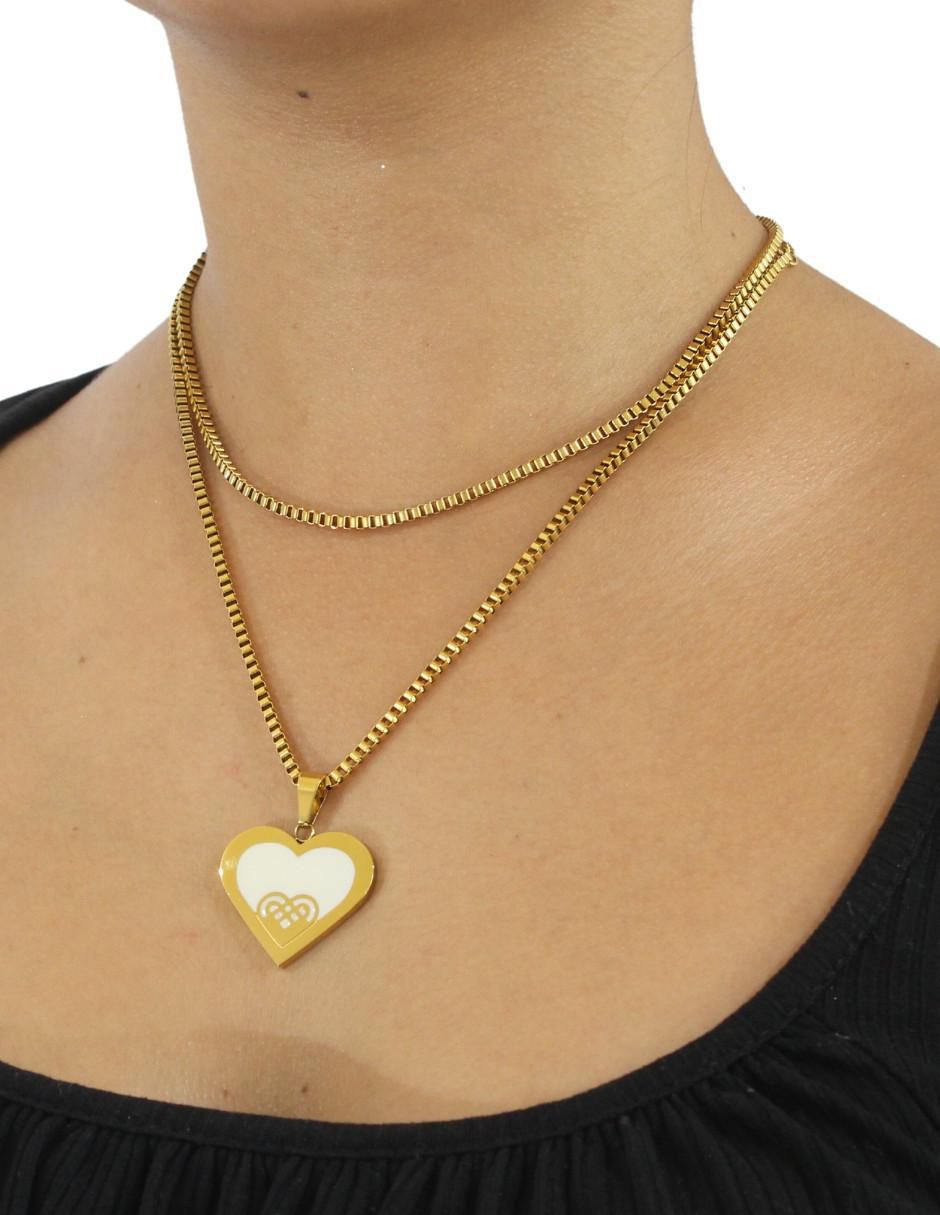 Collar de corazón 4