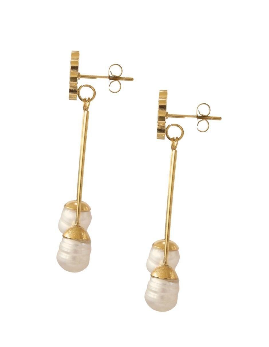 Aretes de trébol Trebol con acabado brillante 5