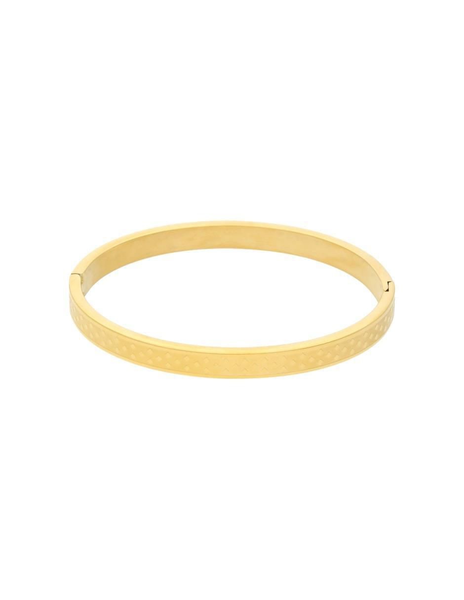 Brazalete Fino Gravado con acabado brillante 1
