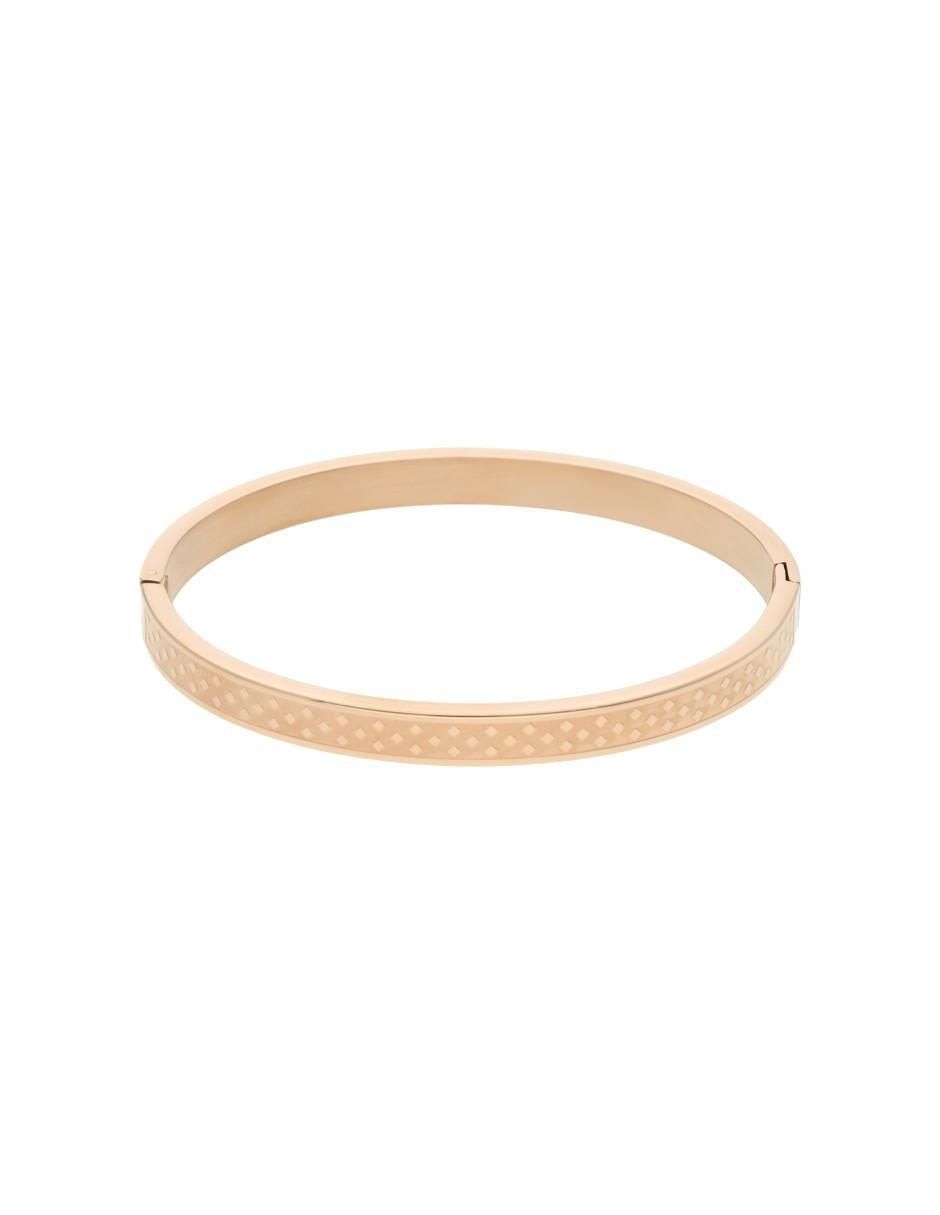 Brazalete Fino Gravado con acabado brillante