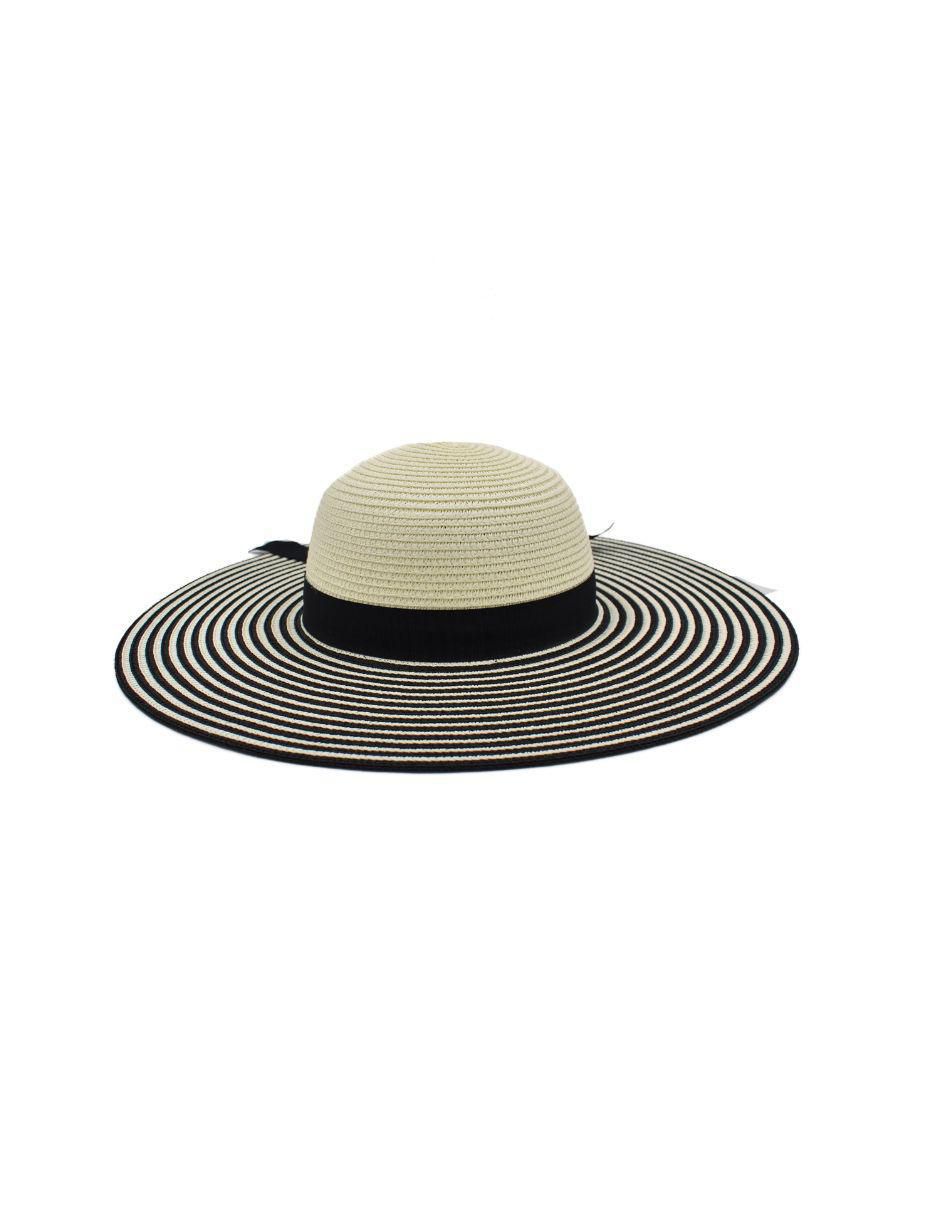 Sombrero estampado a rayas 2