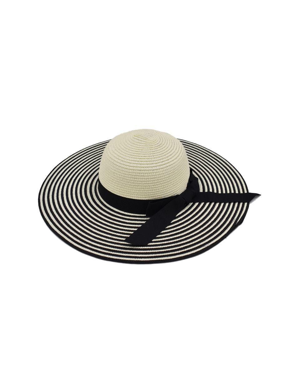 Sombrero estampado a rayas 3
