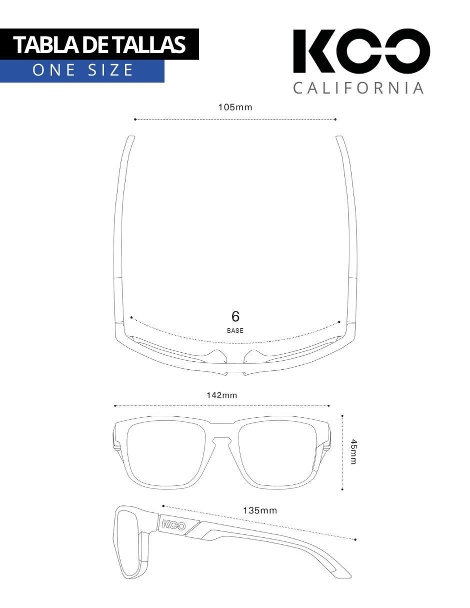 Lentes de sol California unisex