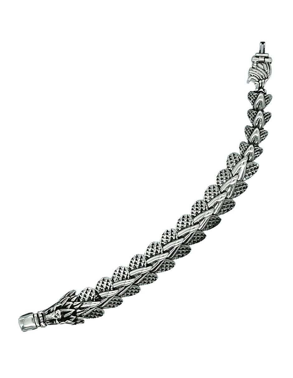 Pulsera de plata P 950 con acabado pulido Pulsera de plata P 950 con acabado pulido