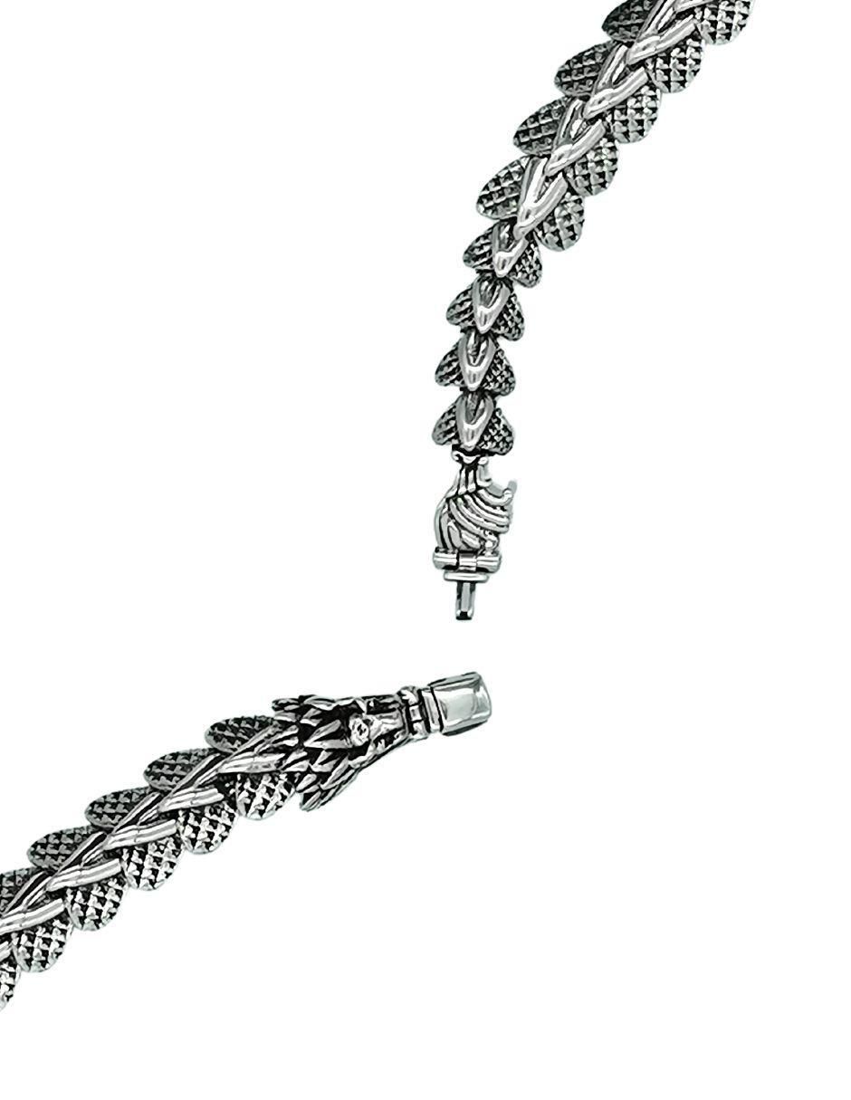 Pulsera de plata P 950 con acabado pulido 3