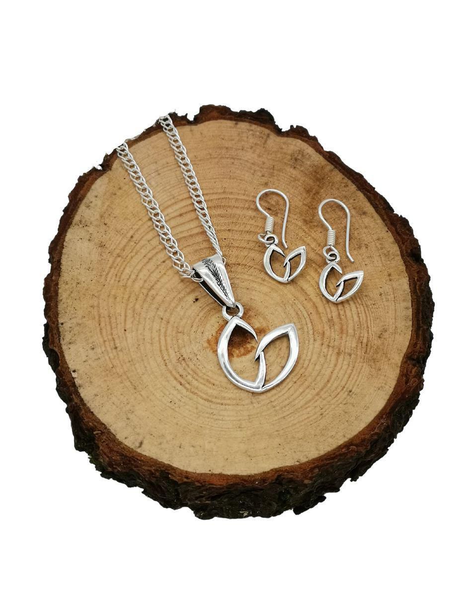 Set de collar y aretes P925