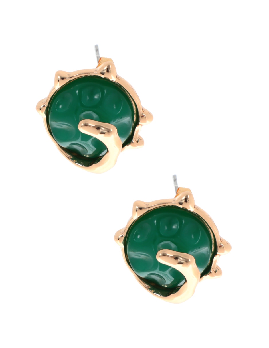 Aretes con acabado lustre fantasía 1