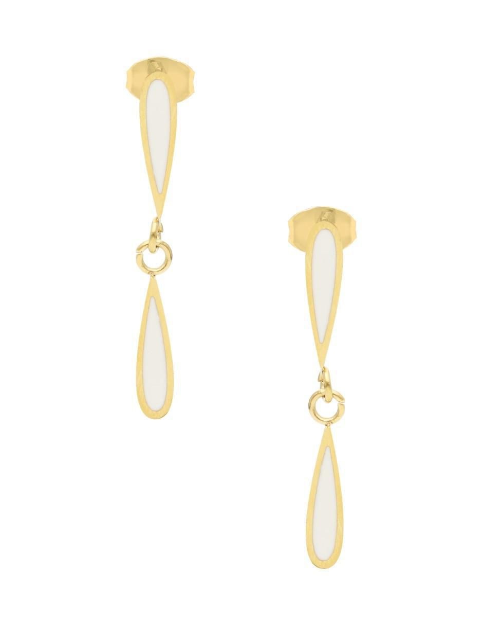 Aretes con acabado brillante Aretes con acabado brillante