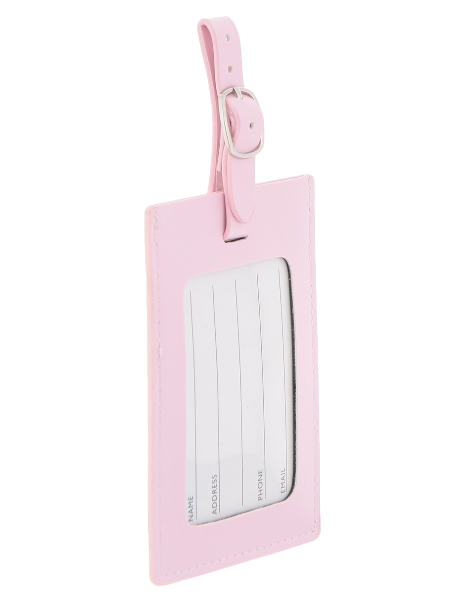 Identificador de maleta forma rectangular de plástico 4