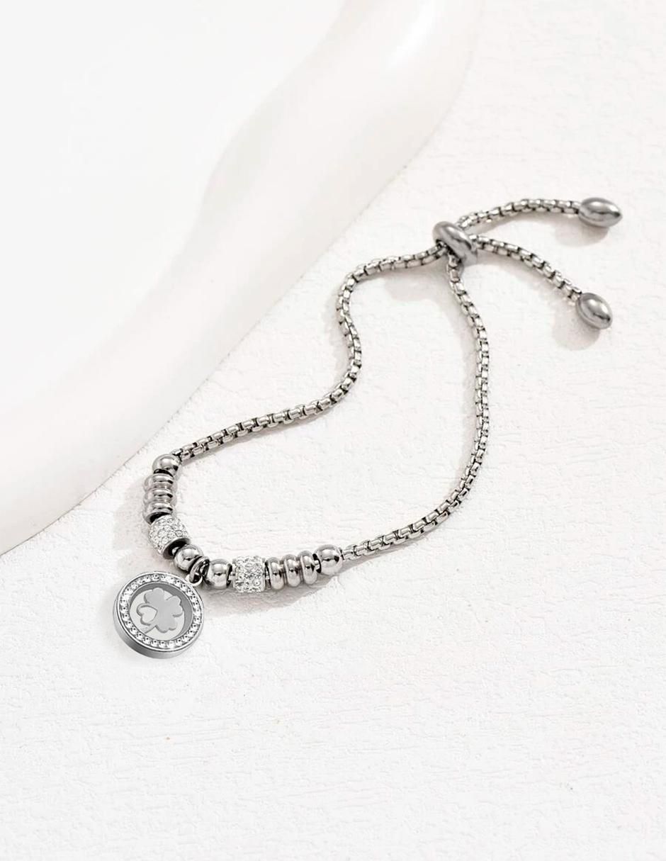 Pulsera pptabold "de" acero inoxidable sin kilataje sin familia o colección "con acabado" brillante