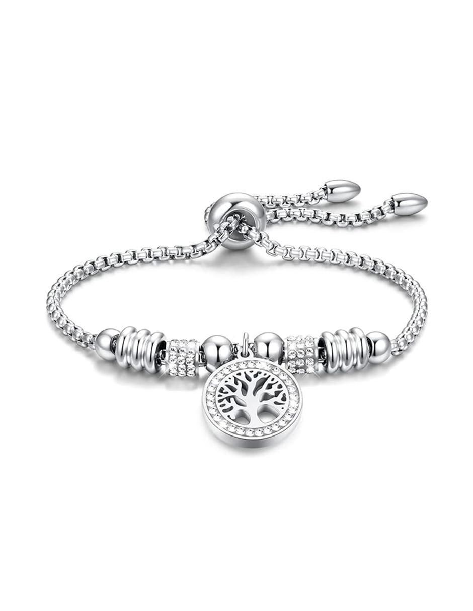 Pulsera pptabold "de" acero inoxidable sin kilataje sin familia o colección "con acabado" brillante