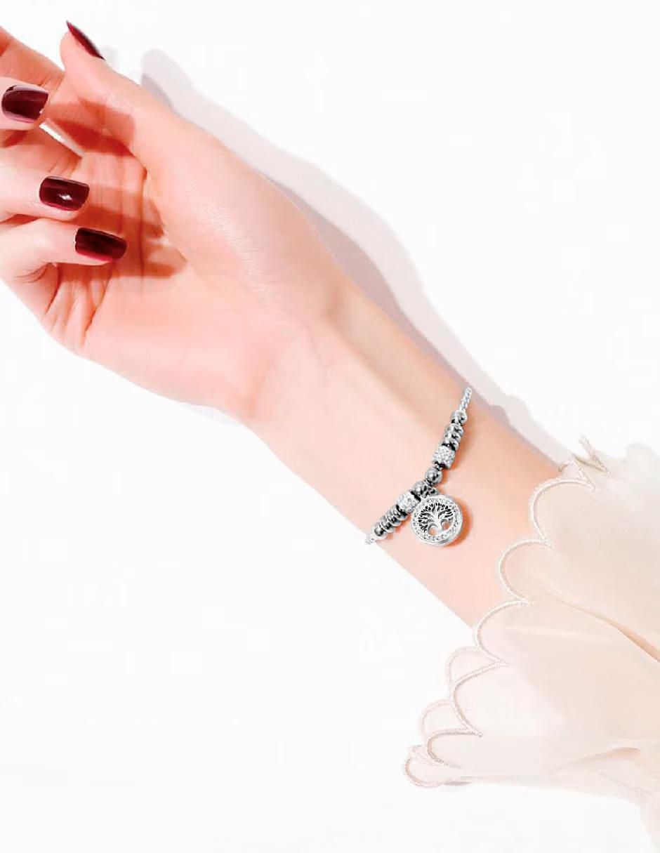 Pulsera pptabold "de" acero inoxidable sin kilataje sin familia o colección "con acabado" brillante