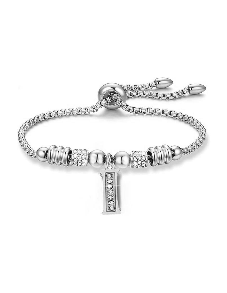 Pulsera pptabold "de" acero inoxidable sin kilataje sin familia "con acabado" brillante