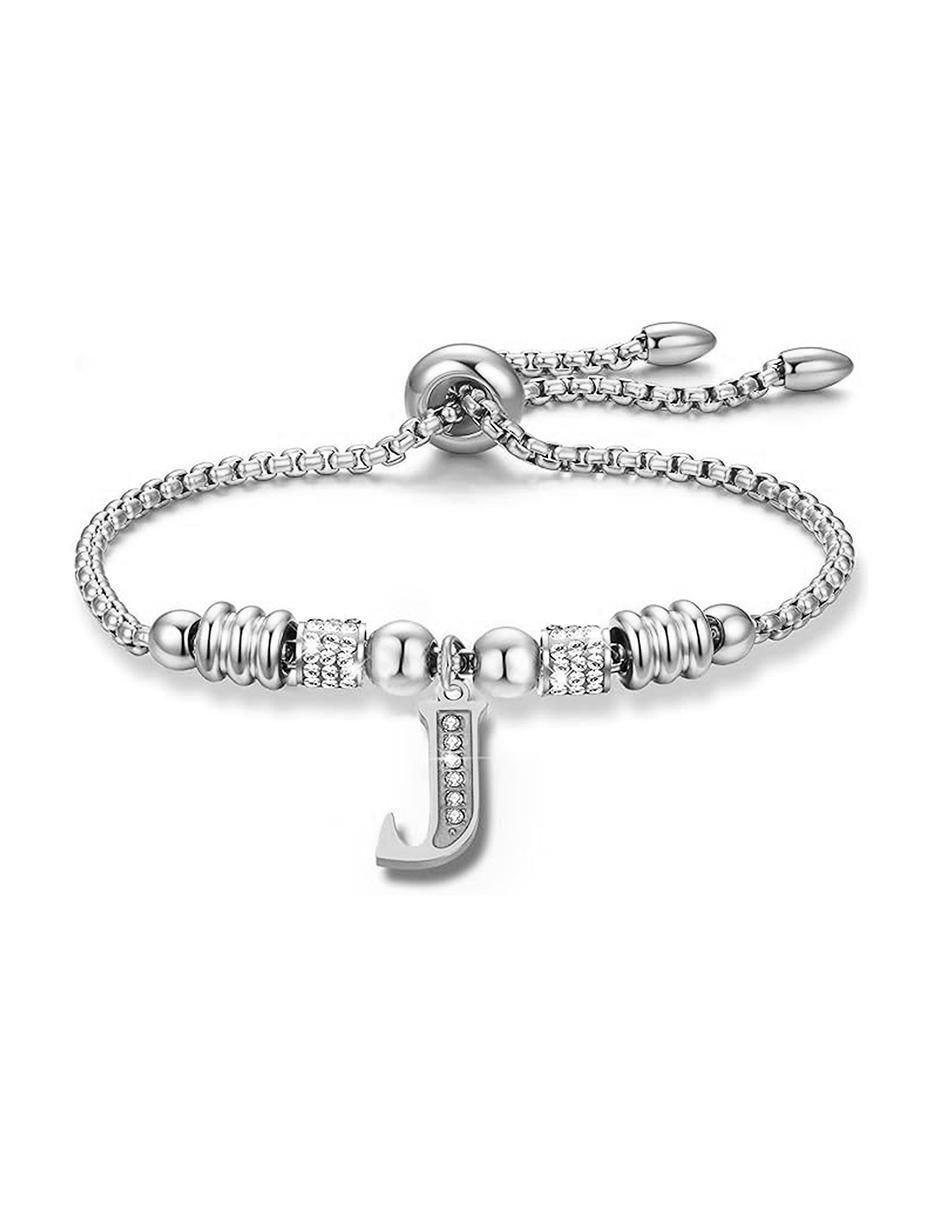 Pulsera pptabold "de" acero inoxidable sin kilataje sin familia "con acabado" brillante