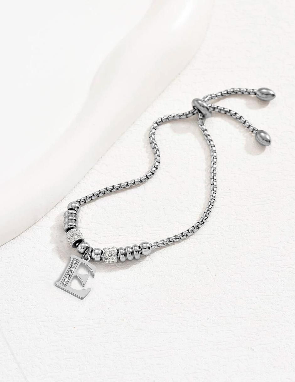 Pulsera pptabold "de" acero inoxidable sin kilataje sin familia "con acabado" brillante
