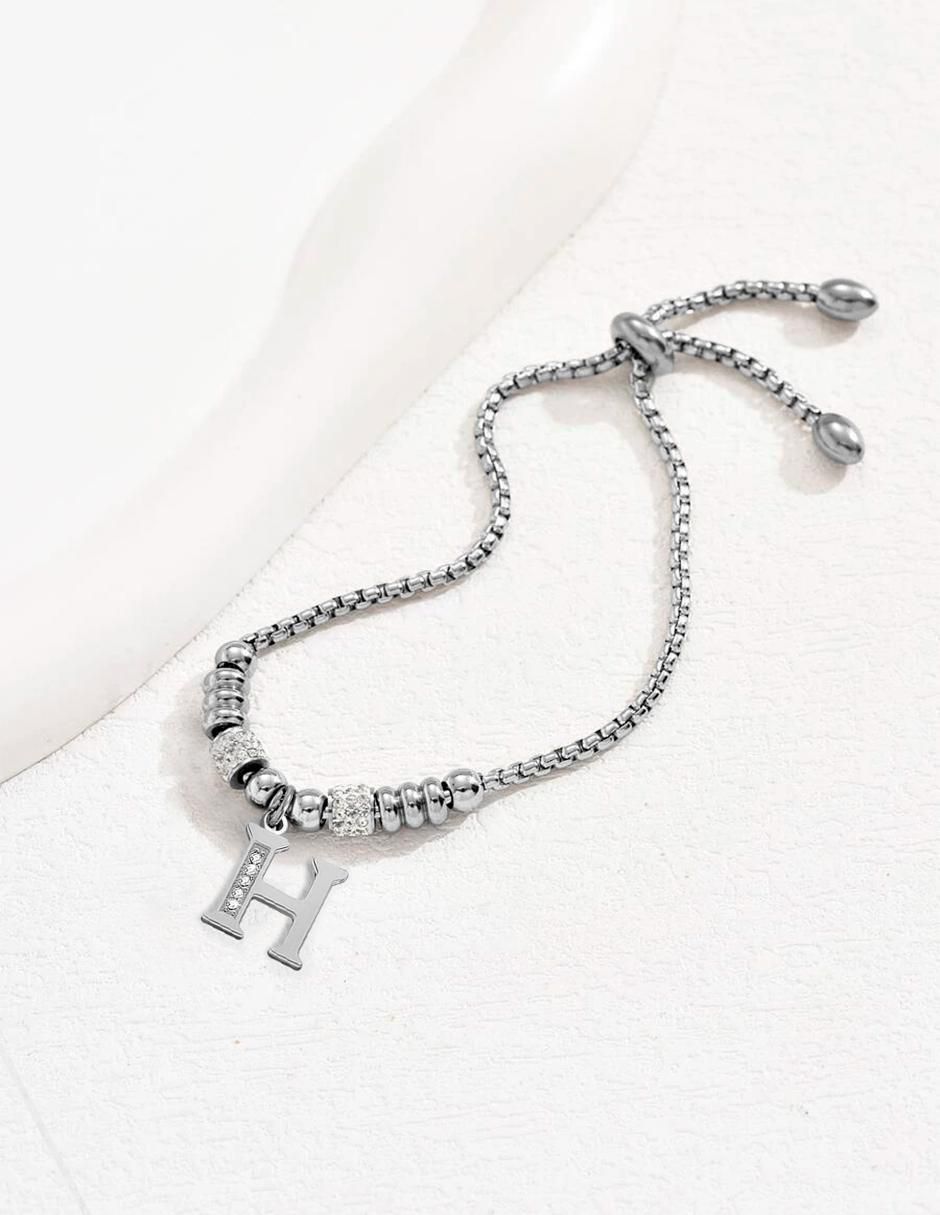 Pulsera pptabold "de" acero inoxidable sin kilataje sin familia "con acabado" brillante
