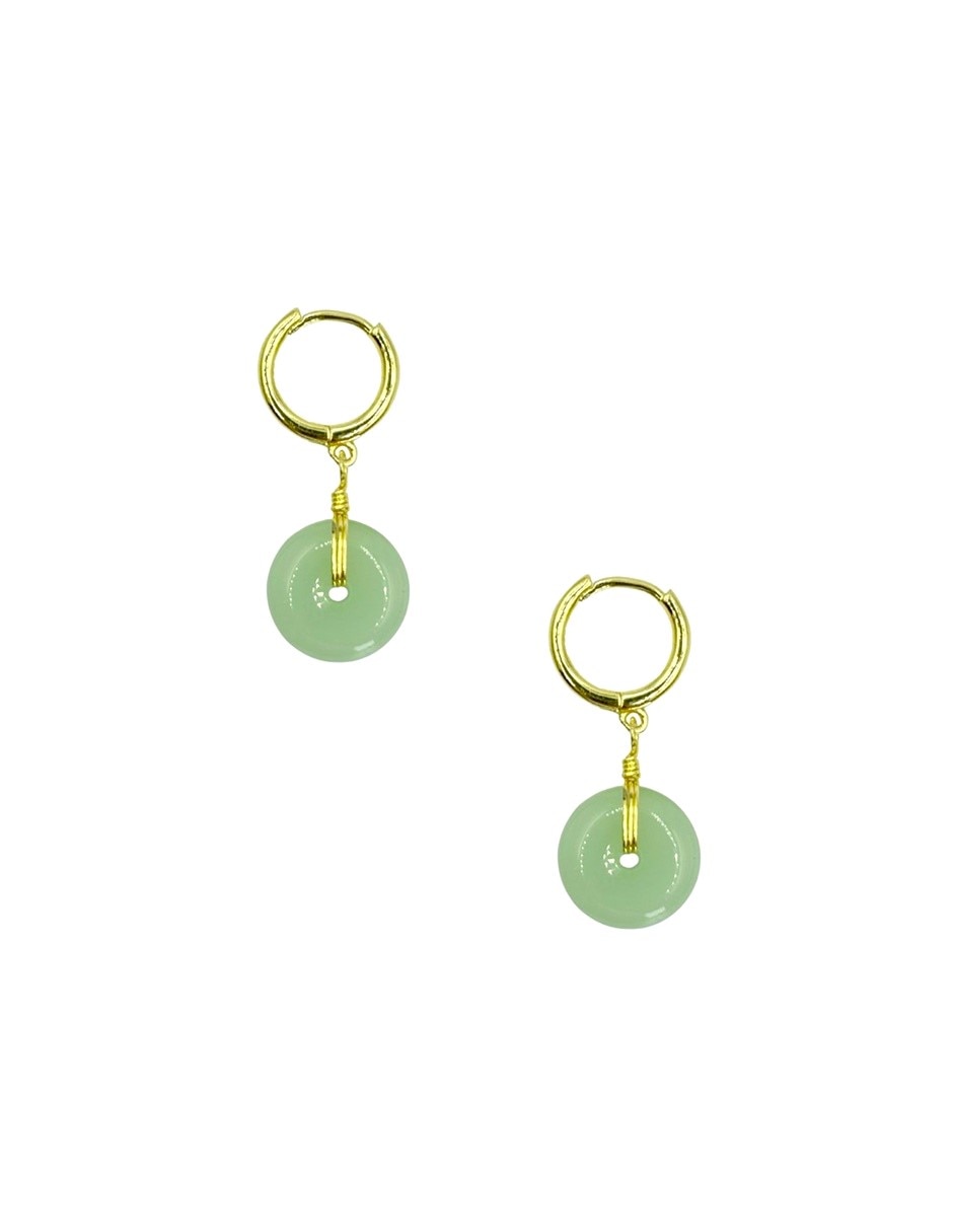 Aretes circulares fantasía 1