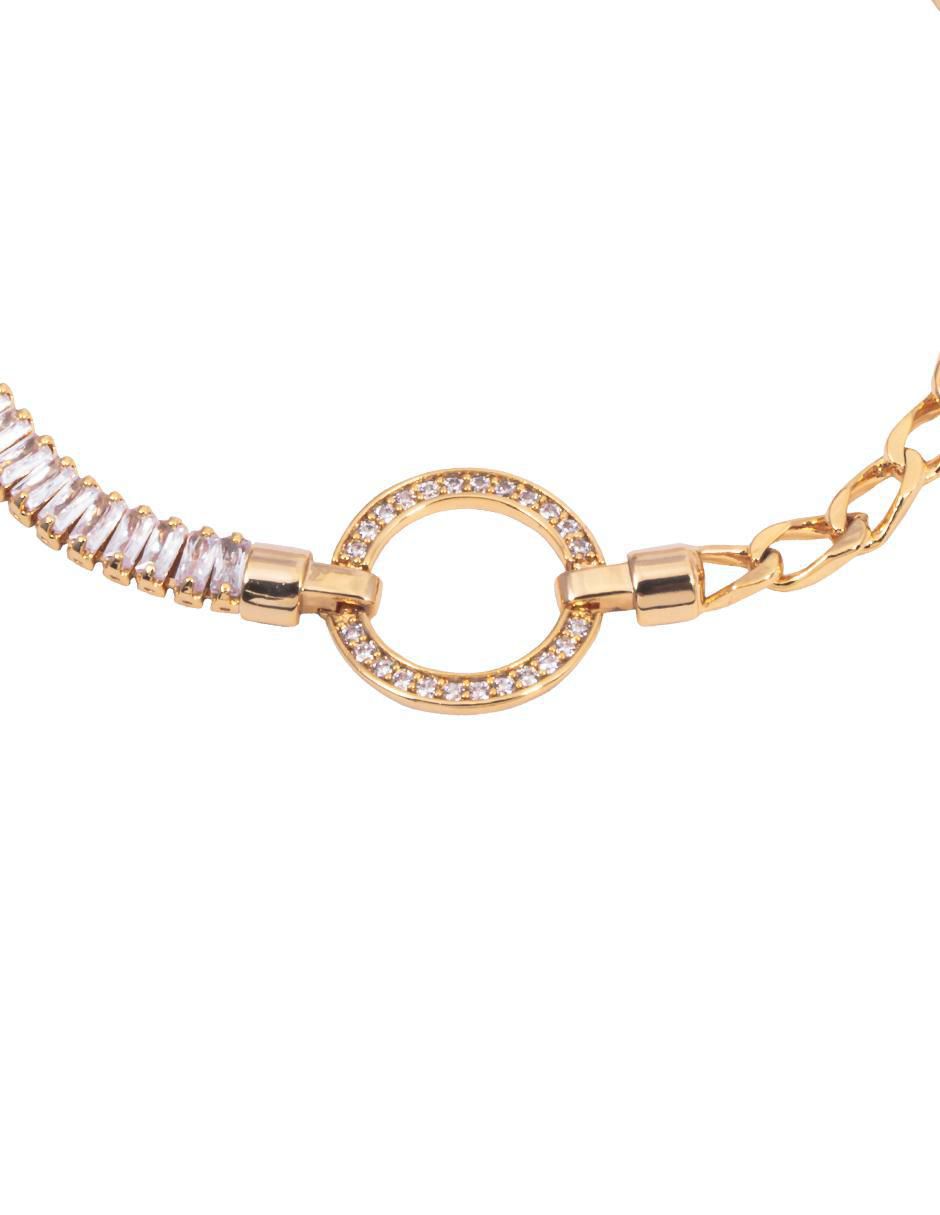 Pulsera 18 K con acabado chapa de oro 3