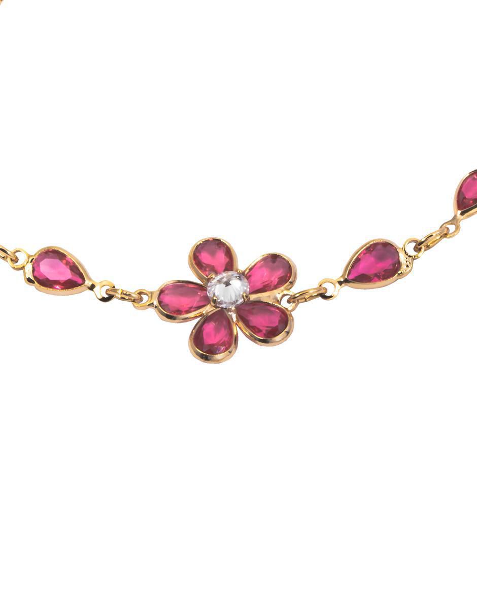 Pulsera 18 K con acabado chapa de oro 3