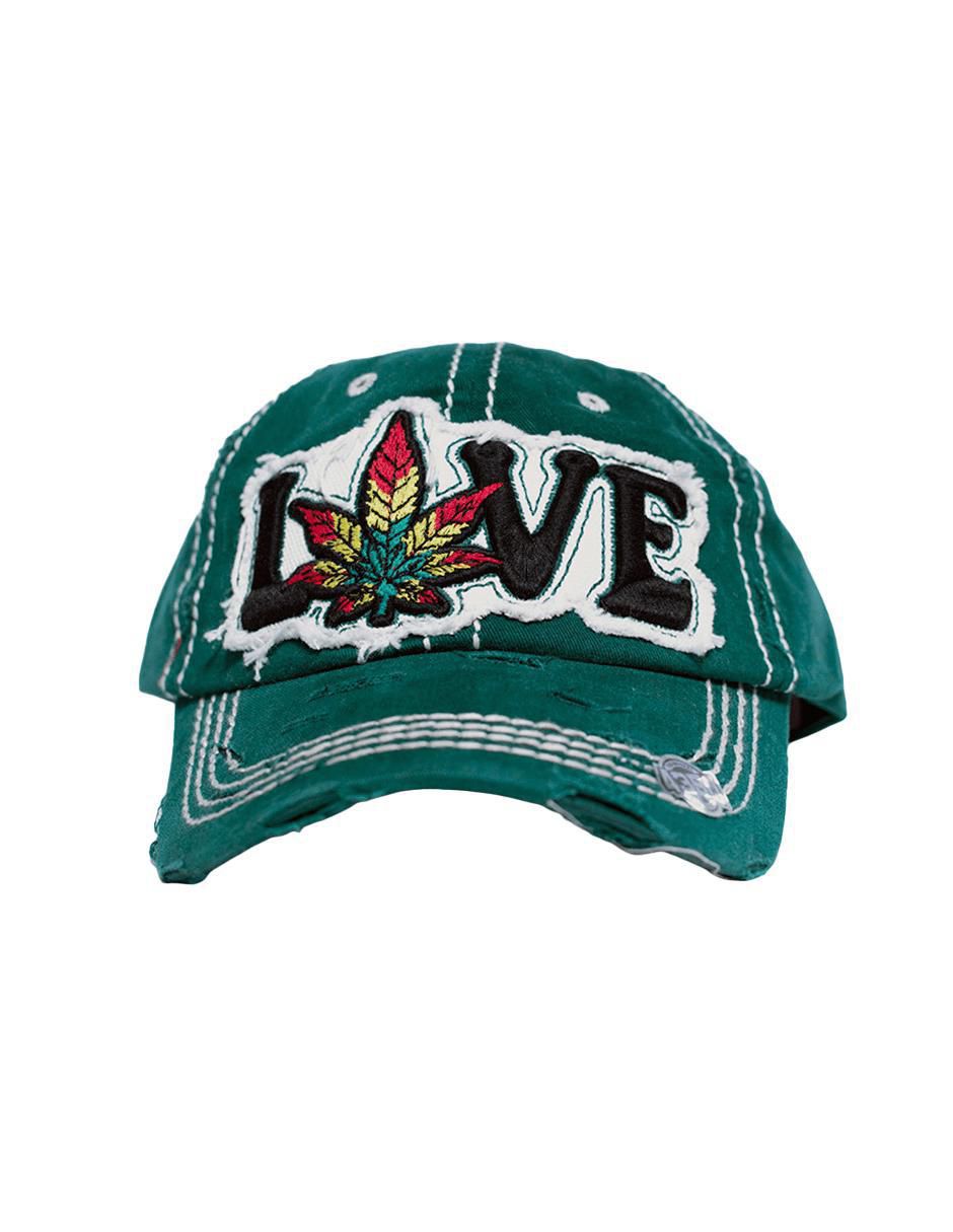 Gorra con visera curva Frase Love adulto 1