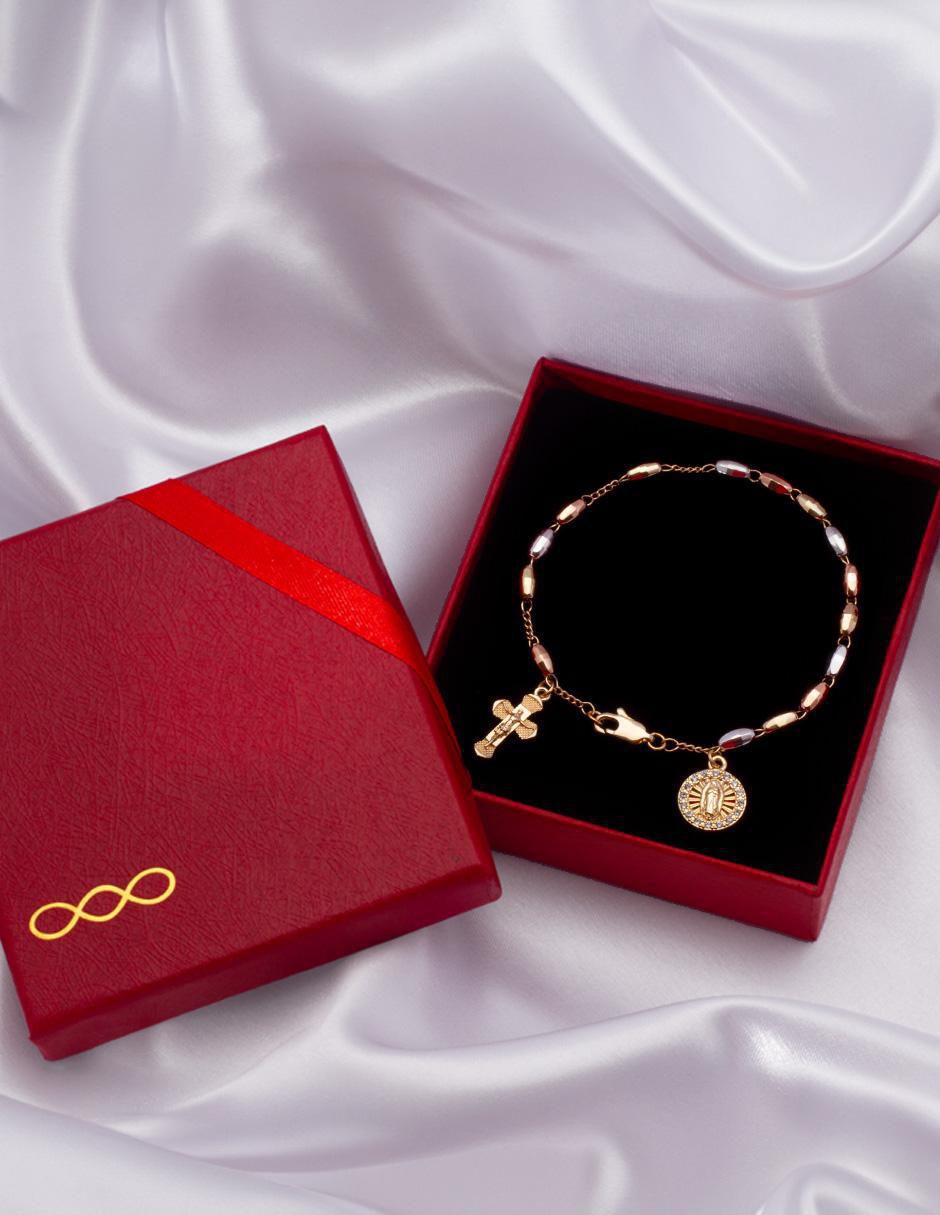 Pulsera 18 K con acabado chapa de oro 2
