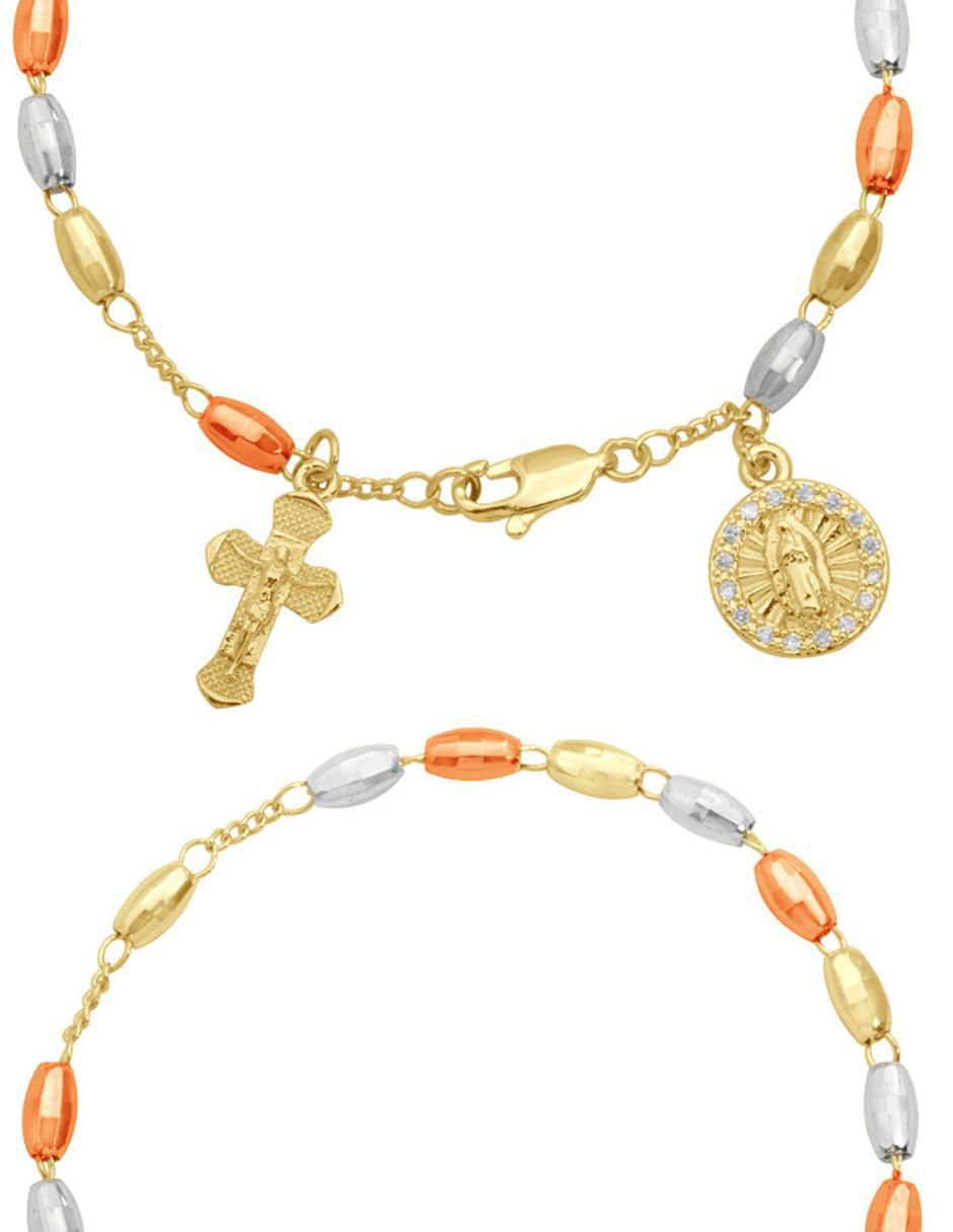 Pulsera 18 K con acabado chapa de oro 3