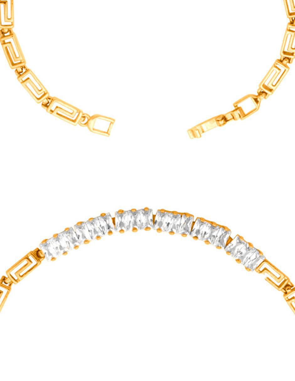 Pulsera 18 K con acabado chapa de oro 4