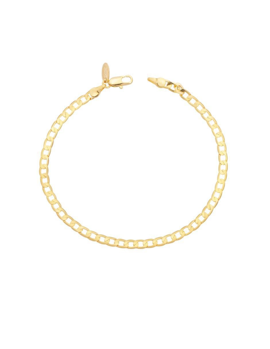 Pulsera 18 K con acabado chapa de oro 1