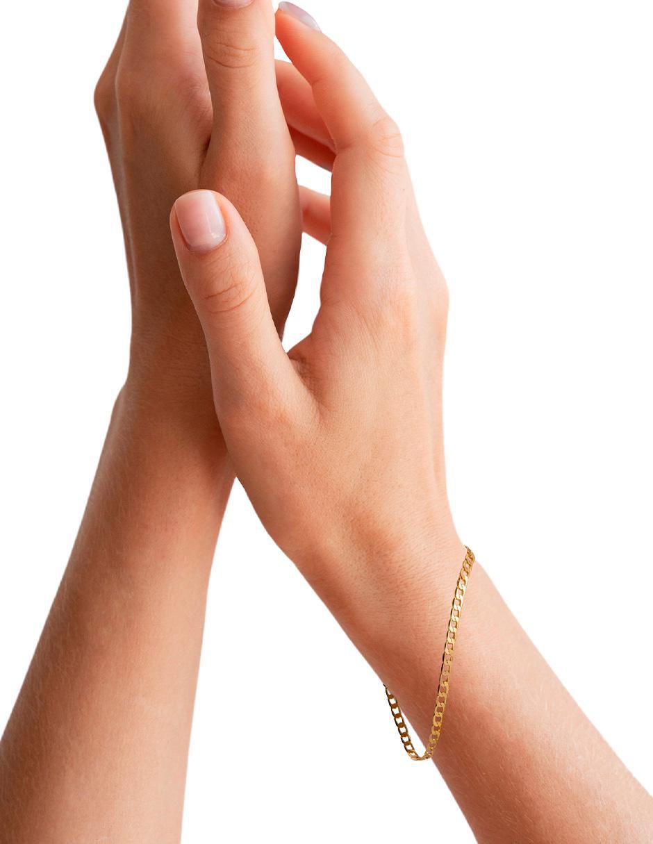Pulsera 18 K con acabado chapa de oro 2