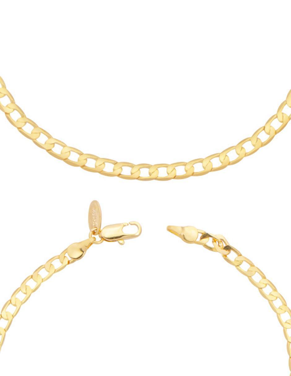 Pulsera 18 K con acabado chapa de oro 4