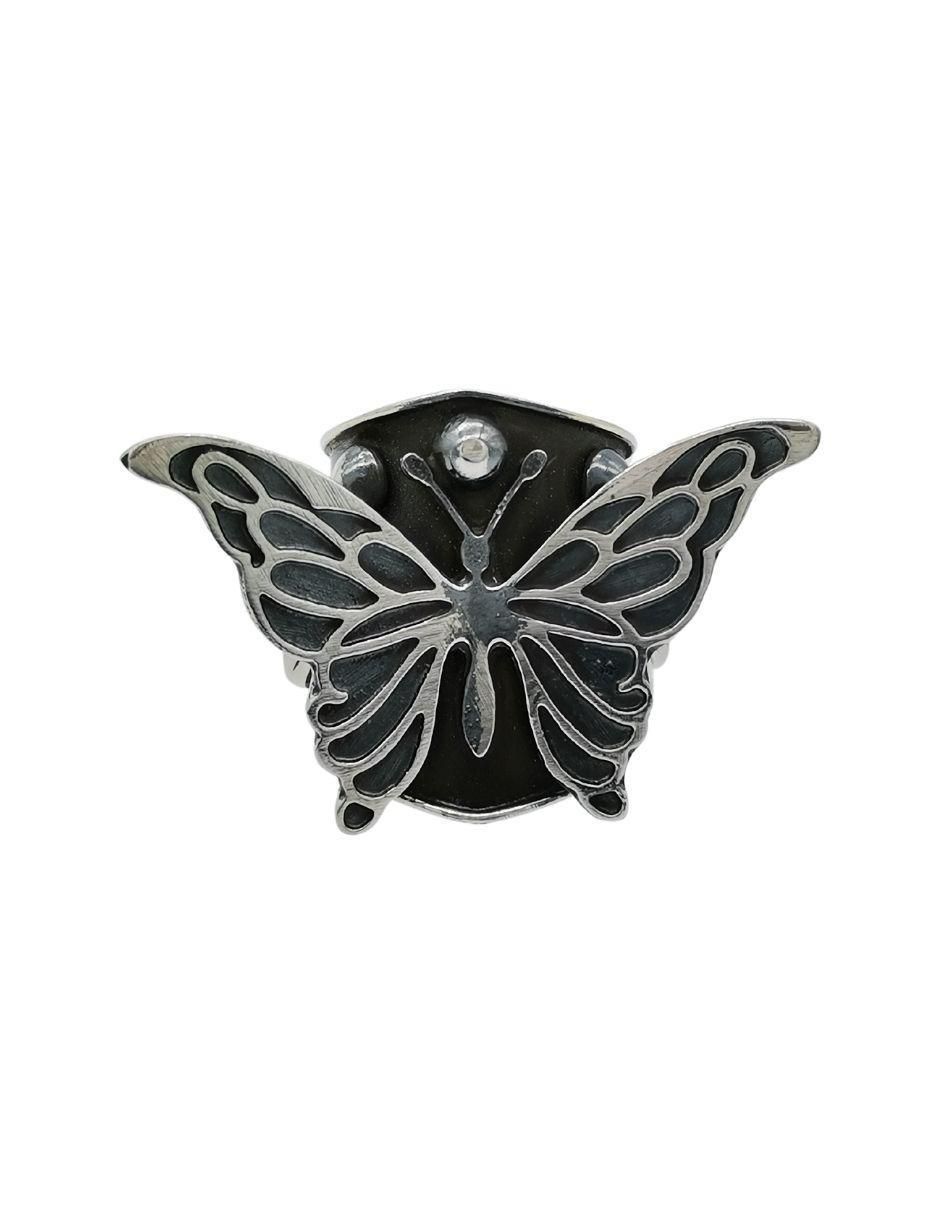 Anillo de mariposa P 925 de plata pulido Anillo de mariposa P 925 de plata pulido