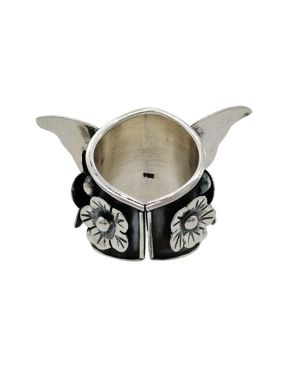Anillo de mariposa P 925 de plata pulido 4