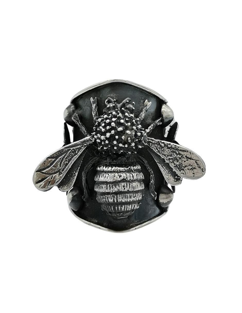 Anillo de abeja P 925 de plata pulido Anillo de abeja P 925 de plata pulido