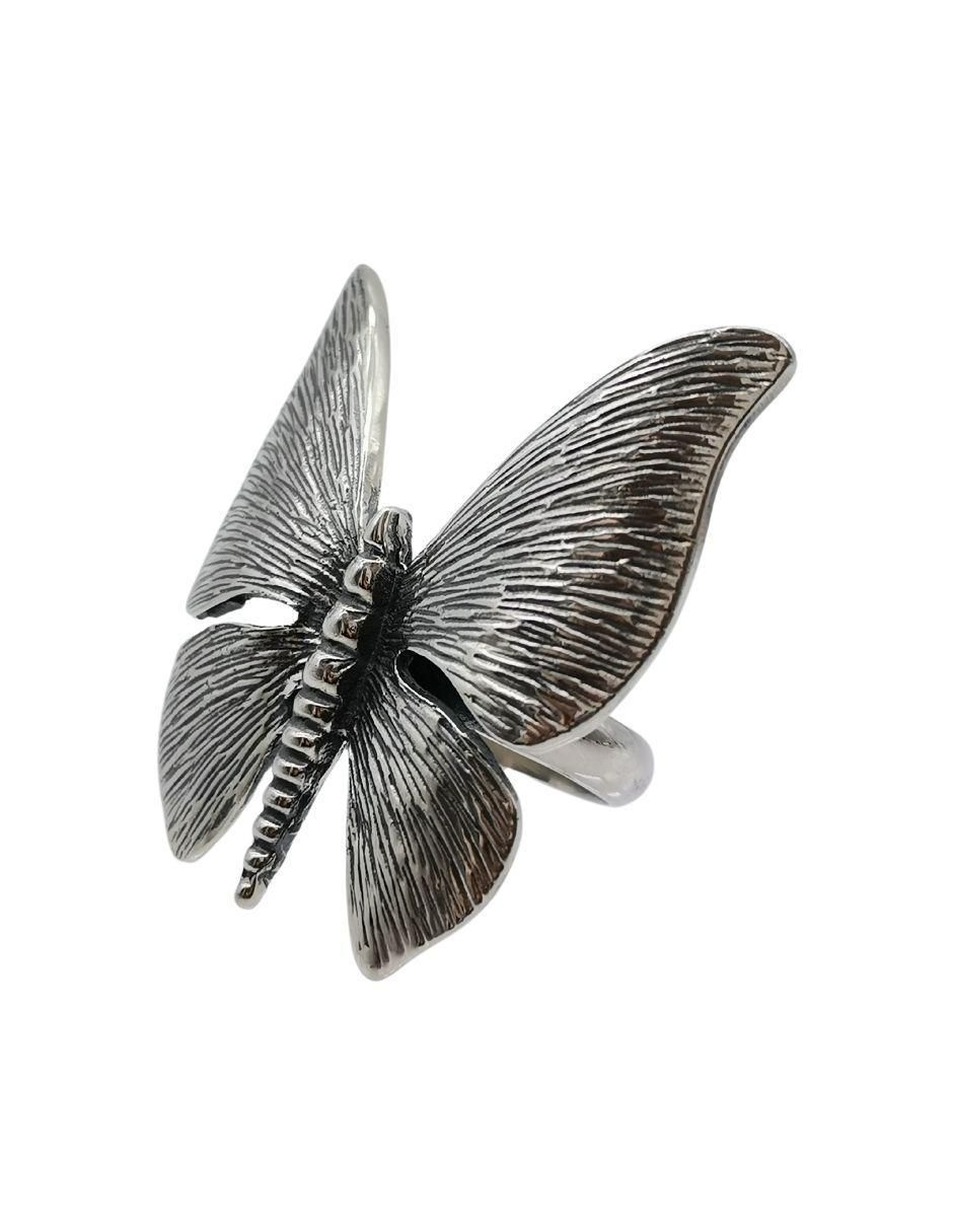 Anillo de mariposa P 925 de plata pulido 3