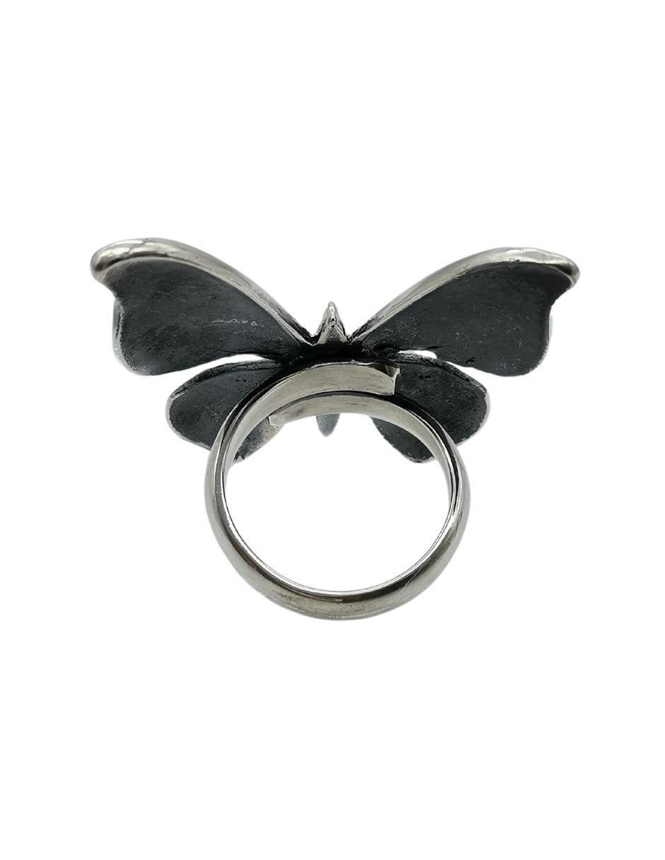 Anillo de mariposa P 925 de plata pulido 4