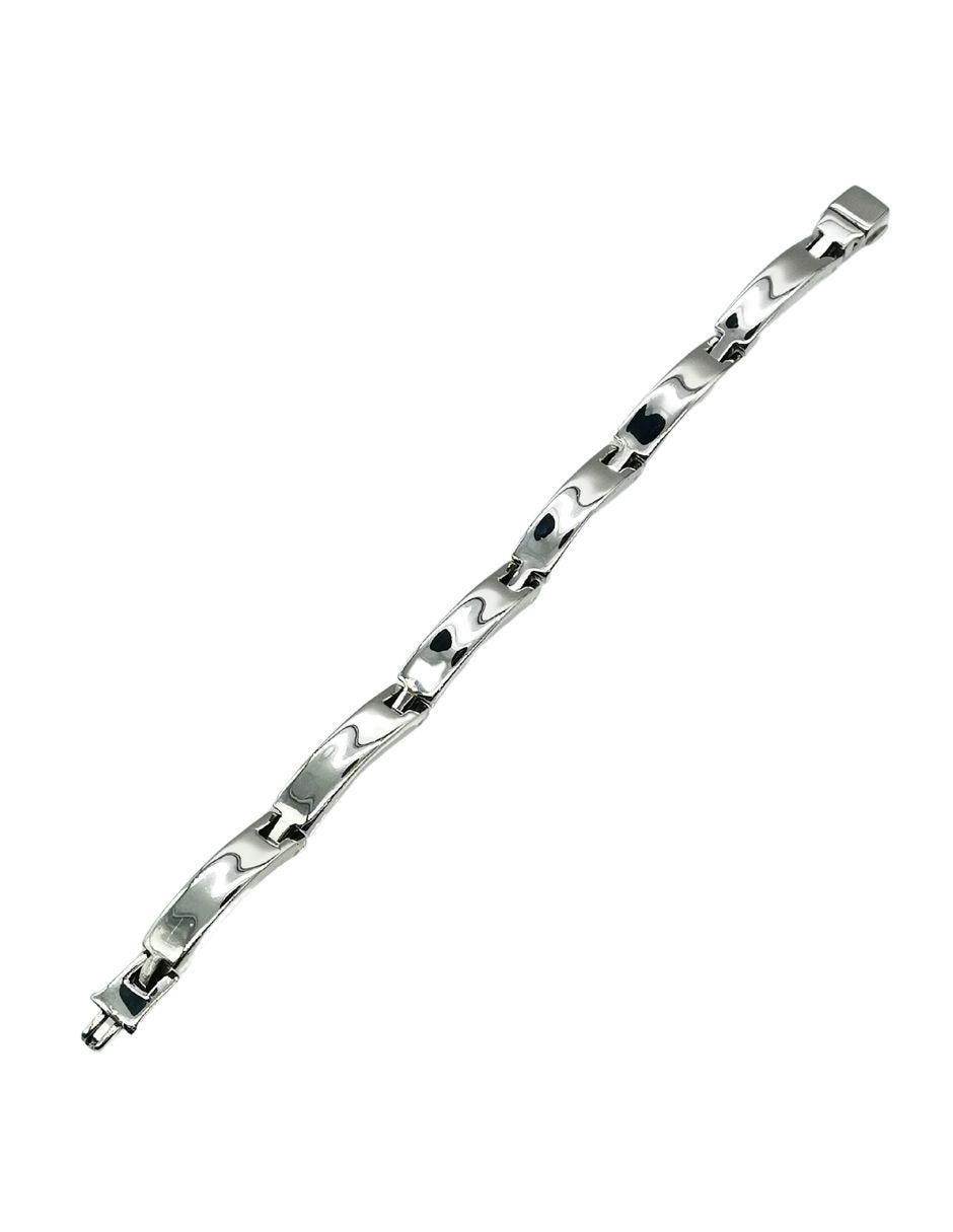 Pulsera de plata P 950 Manilla Oculta con acabado pulido 5