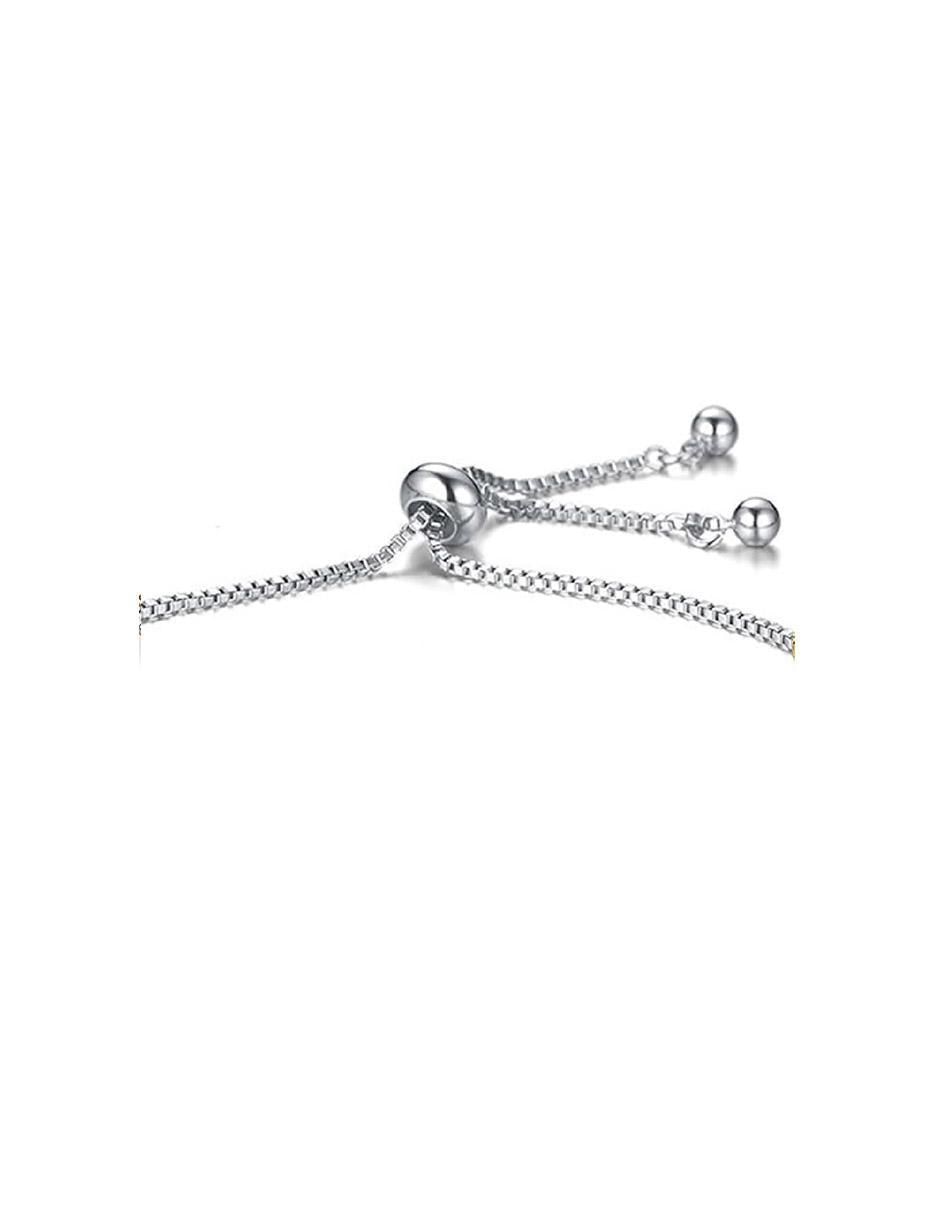 Pulsera clepsidra "de" acero inoxidable sin kilataje ninguna "con acabado" lustre