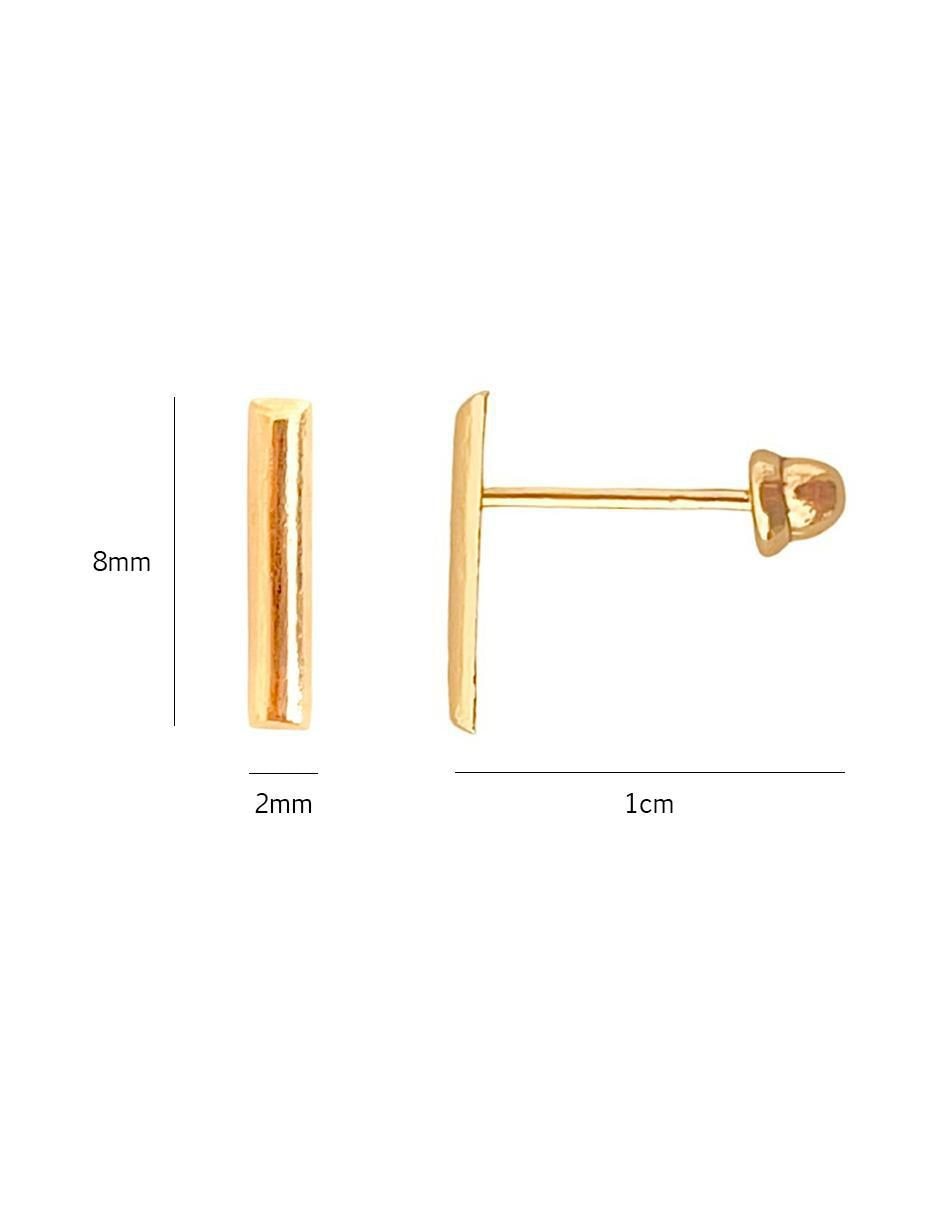 Broqueles de barra de oro 5