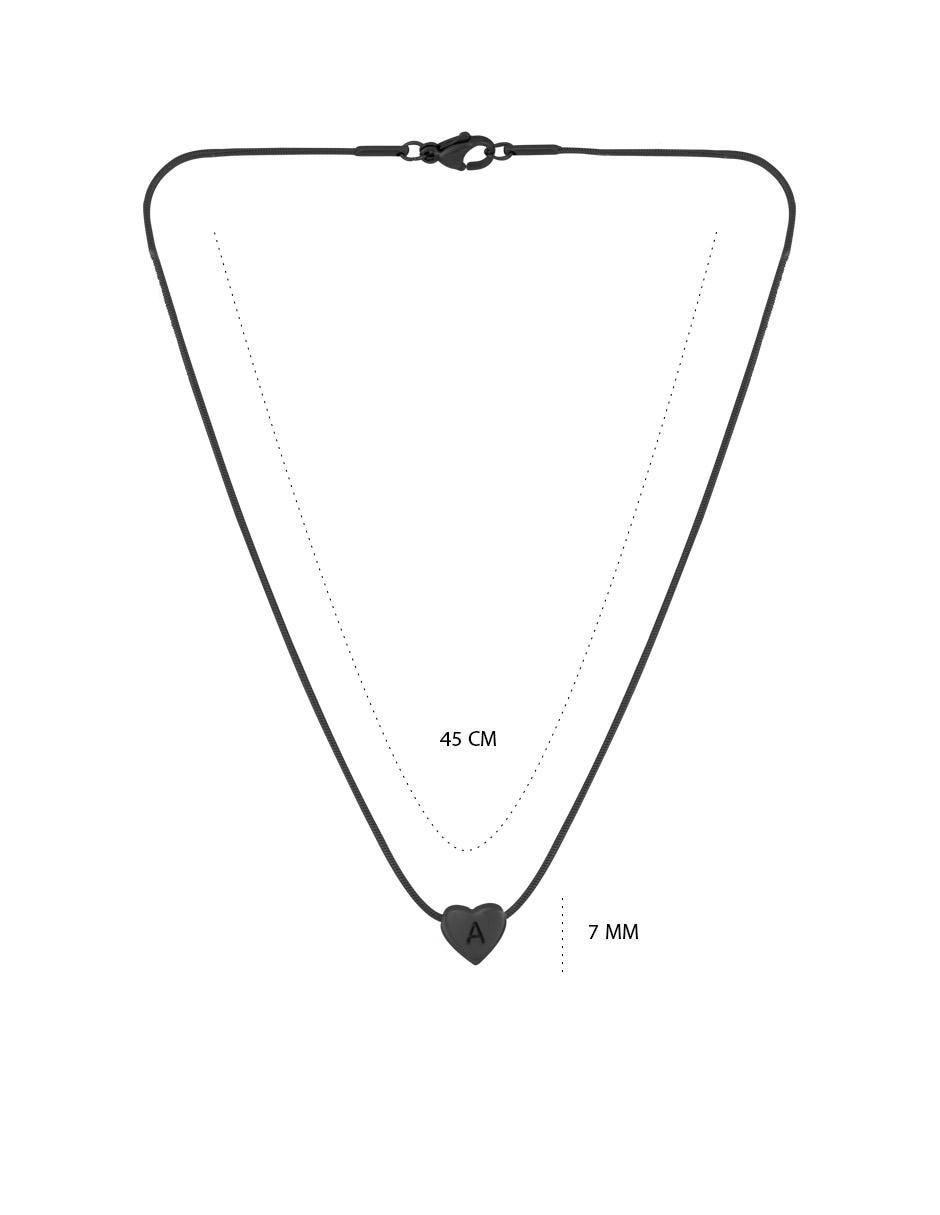 Collar de corazón 4