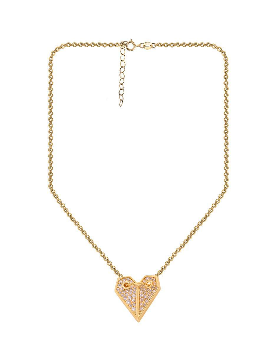 Collar de corazón 18 K 3
