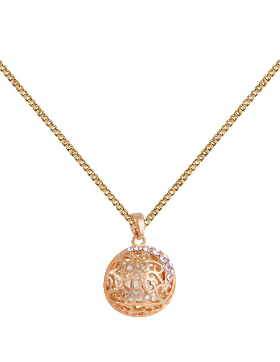 Collar de esfera 18 K