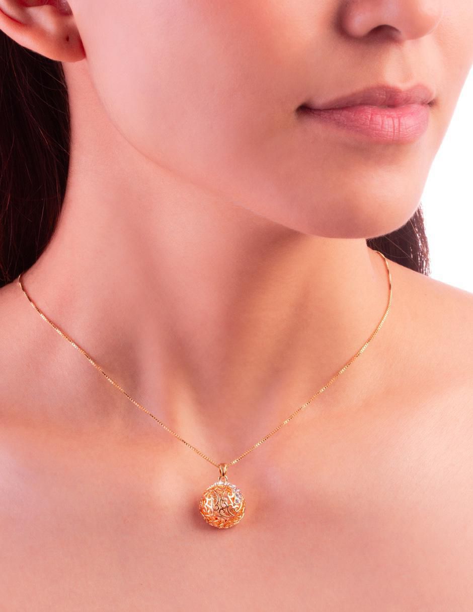 Collar de esfera 18 K 3