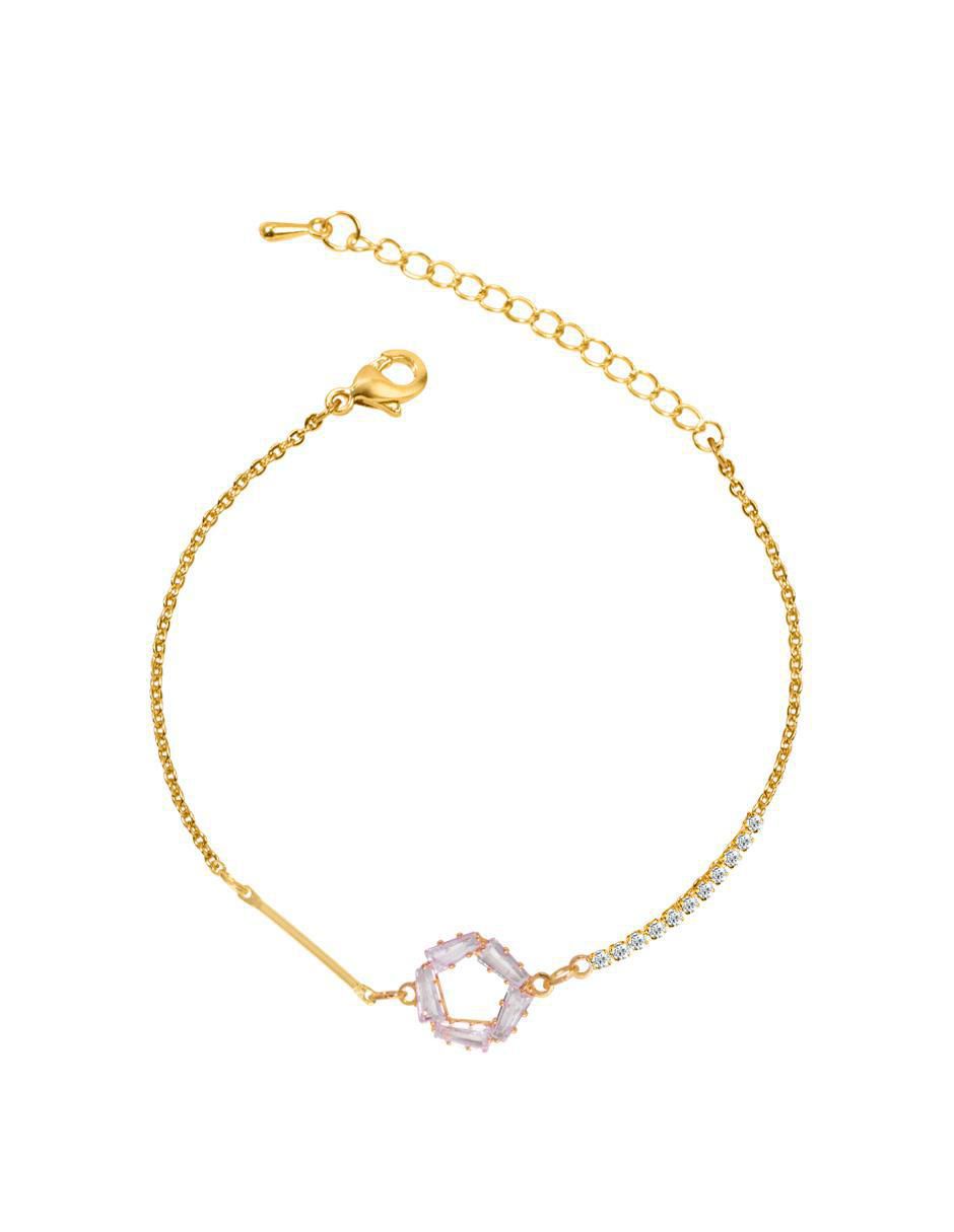 Pulsera 18 K con acabado chapa de oro Pulsera 18 K con acabado chapa de oro