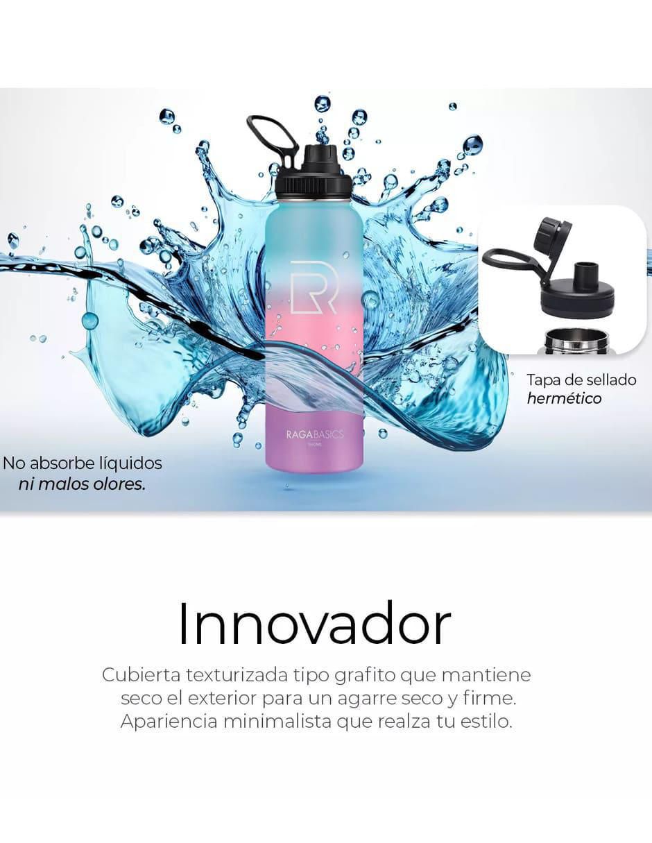 Botella de agua de acero con tapa a prueba de derrame 946 ML 3