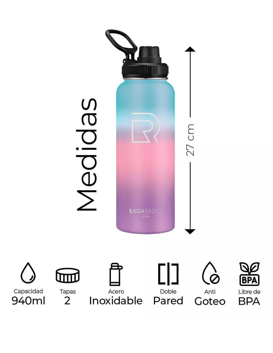 Botella de agua de acero con tapa a prueba de derrame 946 ML 5