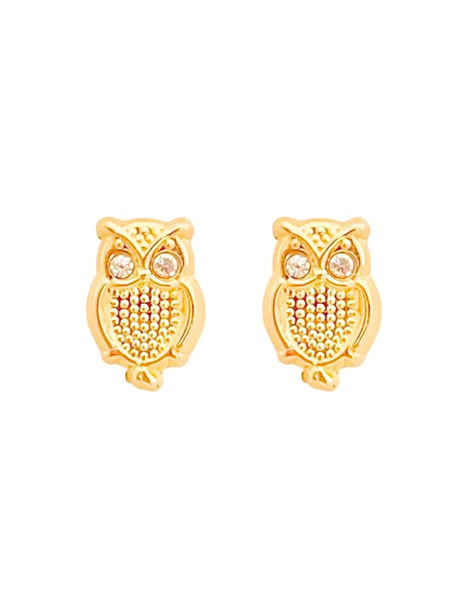 Broqueles de búho de oro zirconia Broqueles de búho de oro zirconia