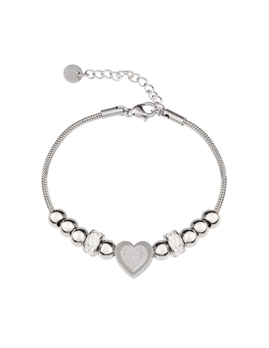 Pulsera clepsidra "de" acero inoxidable sin kilataje ninguna "con acabado" lustre