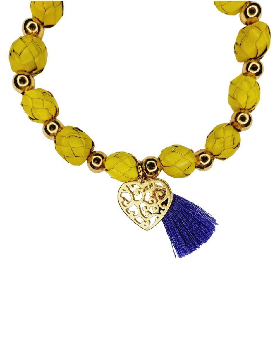 Pulsera Palma con acabado esmaltado 2
