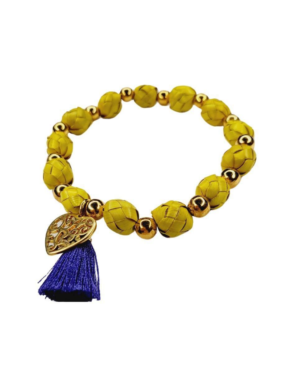 Pulsera Palma con acabado esmaltado 3
